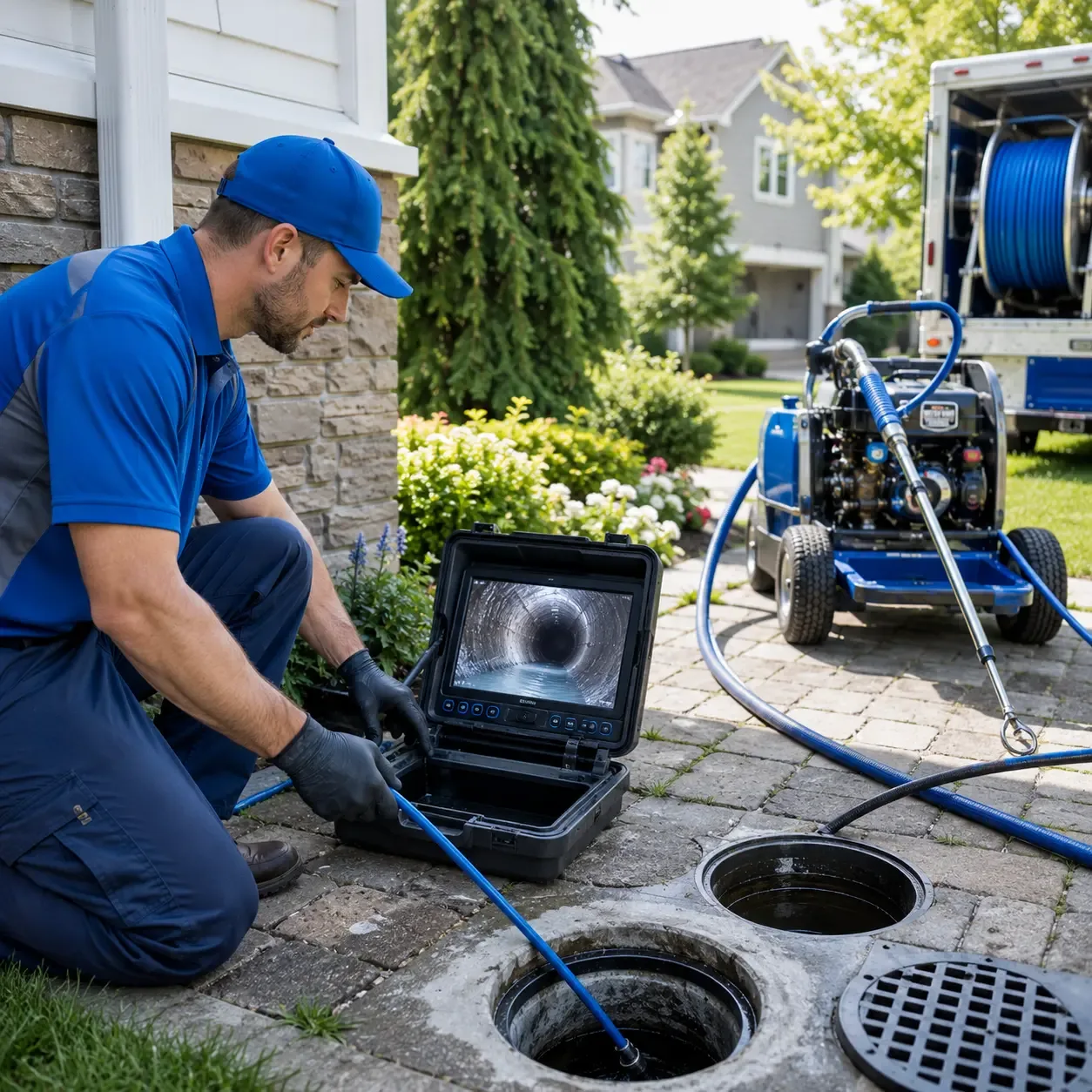 Outdoor drain cleaning professionals serving Branchville, VA